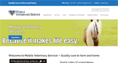 Desktop Screenshot of mobilevetservice.net